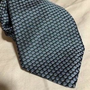 Calvin Klein Men Necktie Blue Tiny Flower Business Career Dress Fashion Tied Tie
